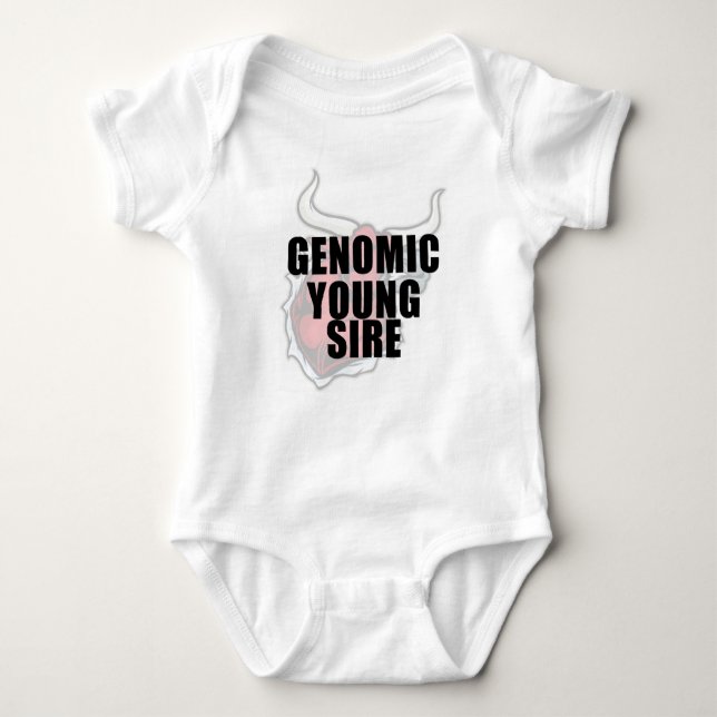 Body Para Bebê Pai novo Genomic (Frente)