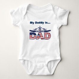 Body Para Bebê Pai, pai, um pai nascido natural