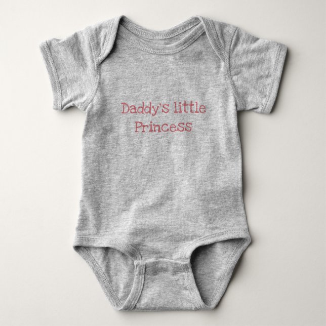 Body Para Bebê Pai Princesa onsie (Frente)