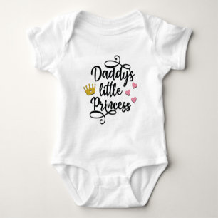 Body Para Bebê Pai Princesa Pequena Bonita