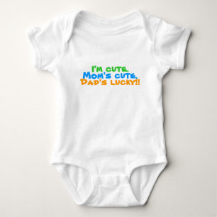Body Para Bebê Pai sortudo!
