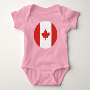 Body Para Bebê País do Canadá - Sinalizador 00000