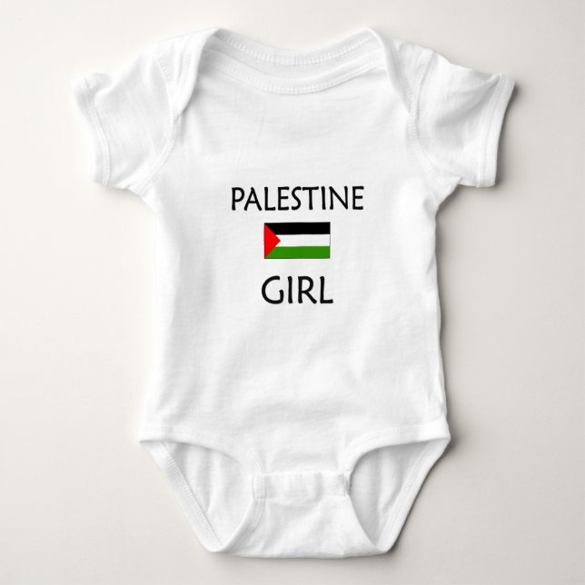 BODY PARA BEBÊ PALESTINE GIRL (Frente)