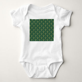 Body Para Bebê Palm verde Folha Art Deco