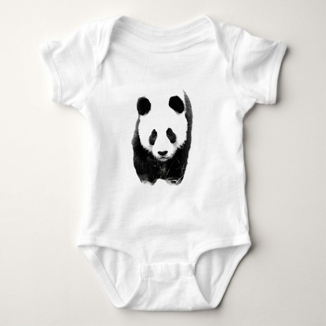 Body Para Bebê Panda (Frente)