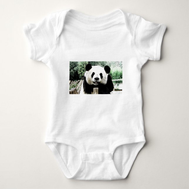 Body Para Bebê Panda (Frente)