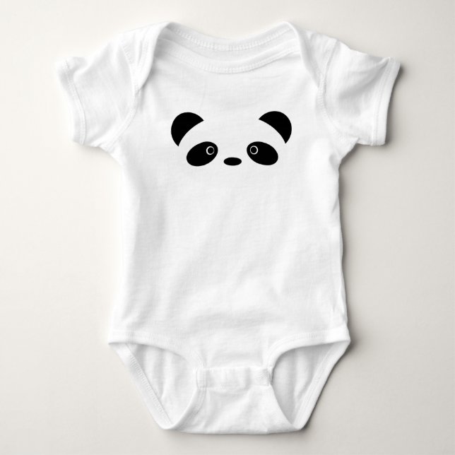 Body Para Bebê Panda (Frente)