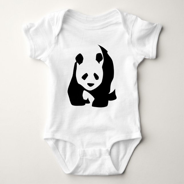 Body Para Bebê Panda (Frente)