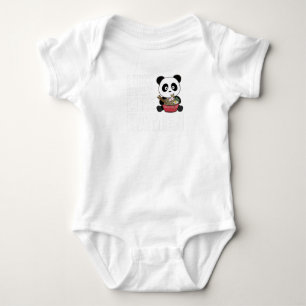 Body Para Bebê Panda Acionada Por Ramen Sweet Kawaii Noodle Panda
