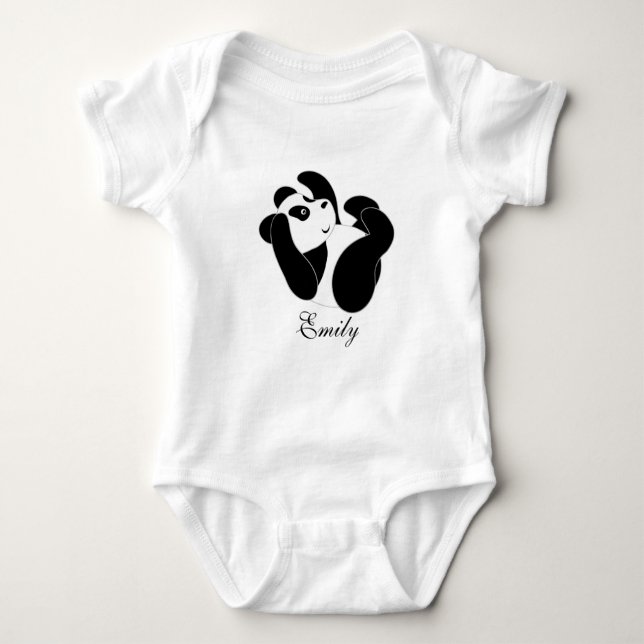 Body Para Bebê Panda Baby (Frente)