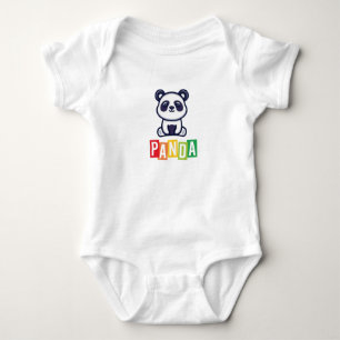 Body Para Bebê Panda Baby Jersey Bodycase
