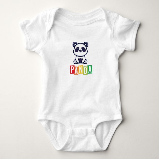 Body Para Bebê Panda Baby Jersey Bodycase (Frente)