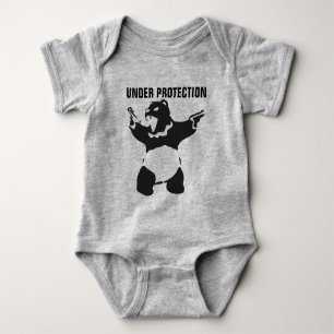 Body Para Bebê Panda com fome do urso