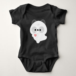 Body Para Bebê Panda de Amor Fofo