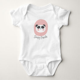 Body Para Bebê Panda sonolento