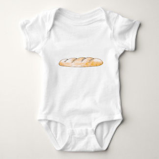 Body Para Bebê Pão de baguete francês
