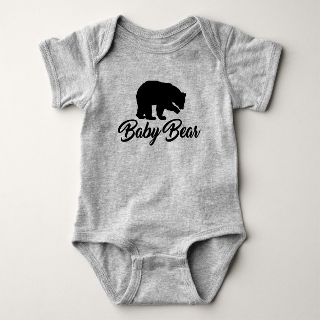 BODY PARA BEBÊ PAPA BEAR BEAR BEAR BEAR BEAR PADRE SON GIFT (Frente)