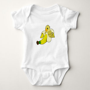 Body Para Bebê Papagaio com Banana