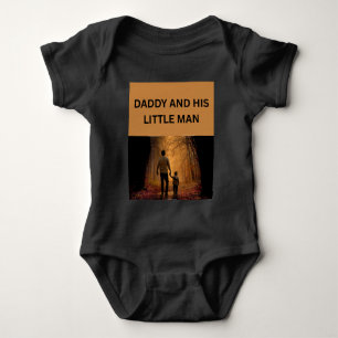Body Para Bebê Papai e seu homenzinho