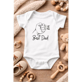 Body Para Bebê Papai Moderno Bonito Melhor