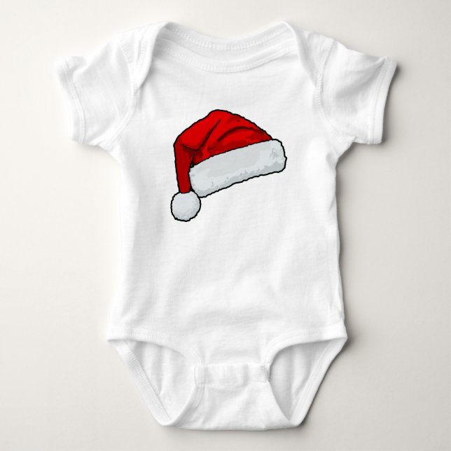 Body Para Bebê Papai Noel bebê (Frente)
