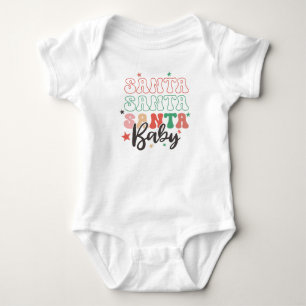 Body Para Bebê "Papais noeis Bebê" Natal Feriado Bebê Fachado
