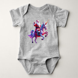Body Para Bebê Papais noeis de Anel Unicorn