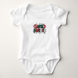Body Para Bebê Papais noeis Favoritos - Festivo Festa de Natal Be