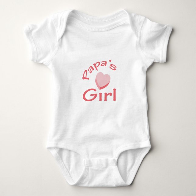 BODY PARA BEBÊ PAPAS GIRL (Frente)