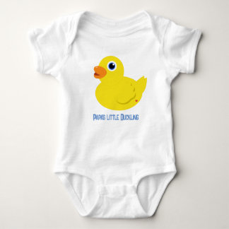 Body Para Bebê Papa's little Duckling (Blue) Baby Bodysuit