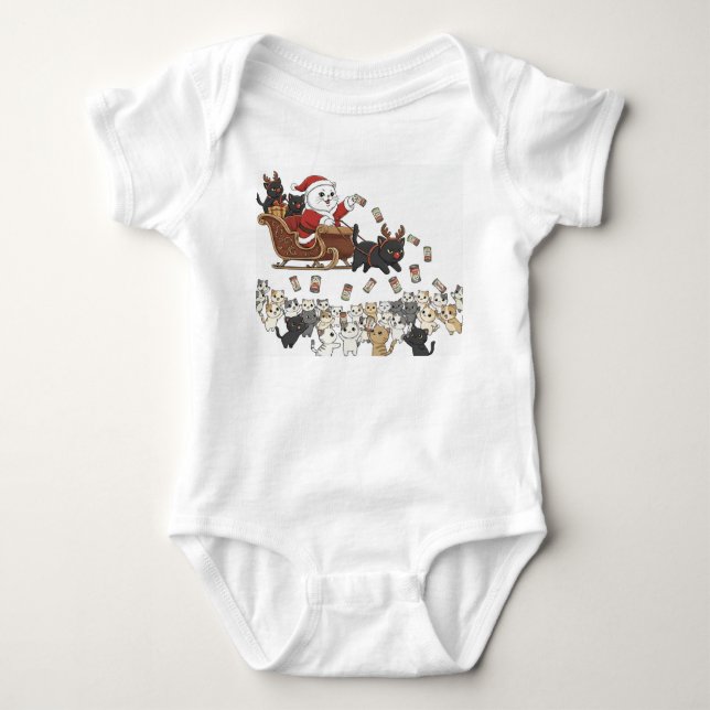 Body Para Bebê Papel&Pukku Feliz Natal! (Frente)