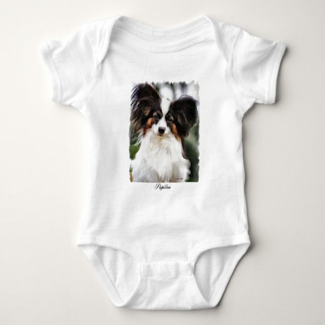 Body Para Bebê Papillon Art Gifts (Frente)
