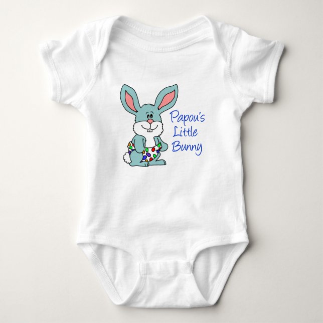 Body Para Bebê Papou Little Bunny (Frente)