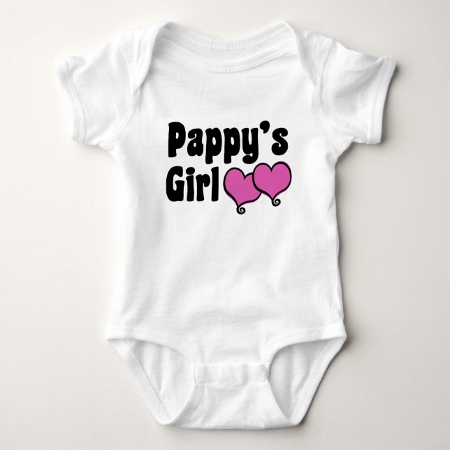Body Para Bebê Pappy's Girl (Frente)