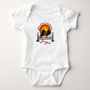 Body Para Bebê Para cavalos e desporto de cavalo amante Shirt