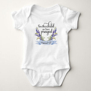 Body Para Bebê Para esta criança nós Prayed - 1:27 de I Samuel