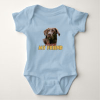 Para sempre Meu Amigo Chocolate Labrador Design de