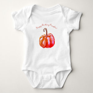 Body Para Bebê Parabéns Pumpkin T-shirt