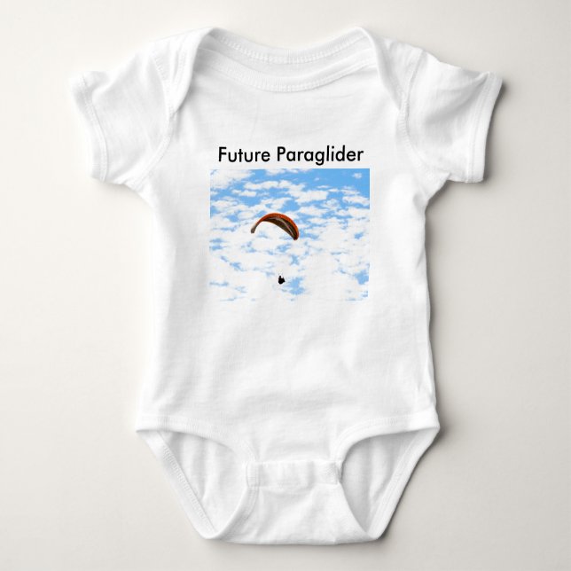 Body Para Bebê Paraglider futuro (Frente)