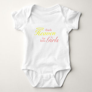 Body Para Bebê Paraíso obrigado Para Pequenas Meninas T-Shirt