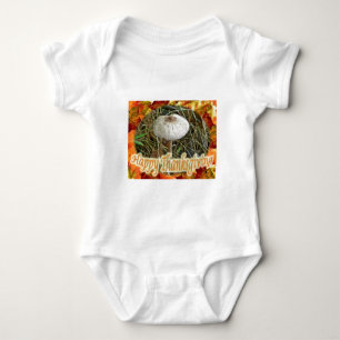 Body Para Bebê Parasol Mushroom Feliz Ação de Graças