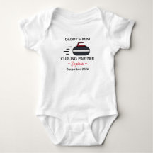 Parceiro de Curling do Papai - Jogador de Curling