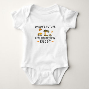 Body Para Bebê Parceiro de Engenharia Civil do Papai no Futuro