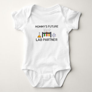 Body Para Bebê Parceiro de Laboratório do Futuro da Mamãe - Cient