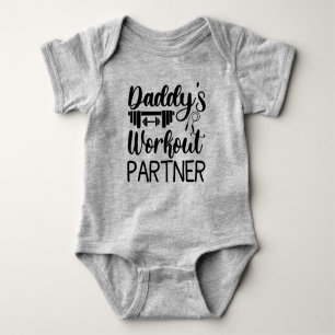 Body Para Bebê Parceiro de Trabalho do pai