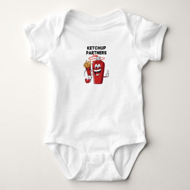 Body Para Bebê Parceiros do Ketchup (Frente)