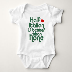 Body Para Bebê Parcialmente italiano