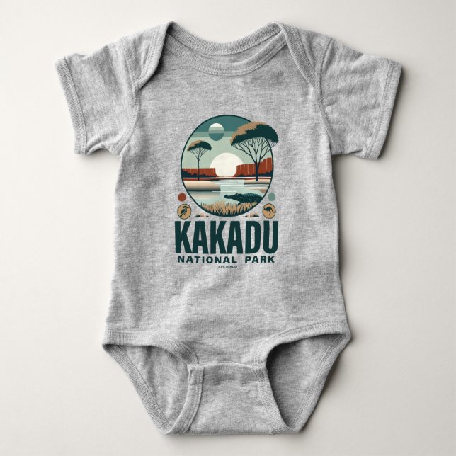 Body Para Bebê Parque Nacional de Kakadu, Austrália (Frente)