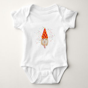 Body Para Bebê Partida de Hamster - Animais com festa