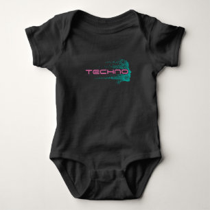 Body Para Bebê Partido edm Techno Music DJ Festival